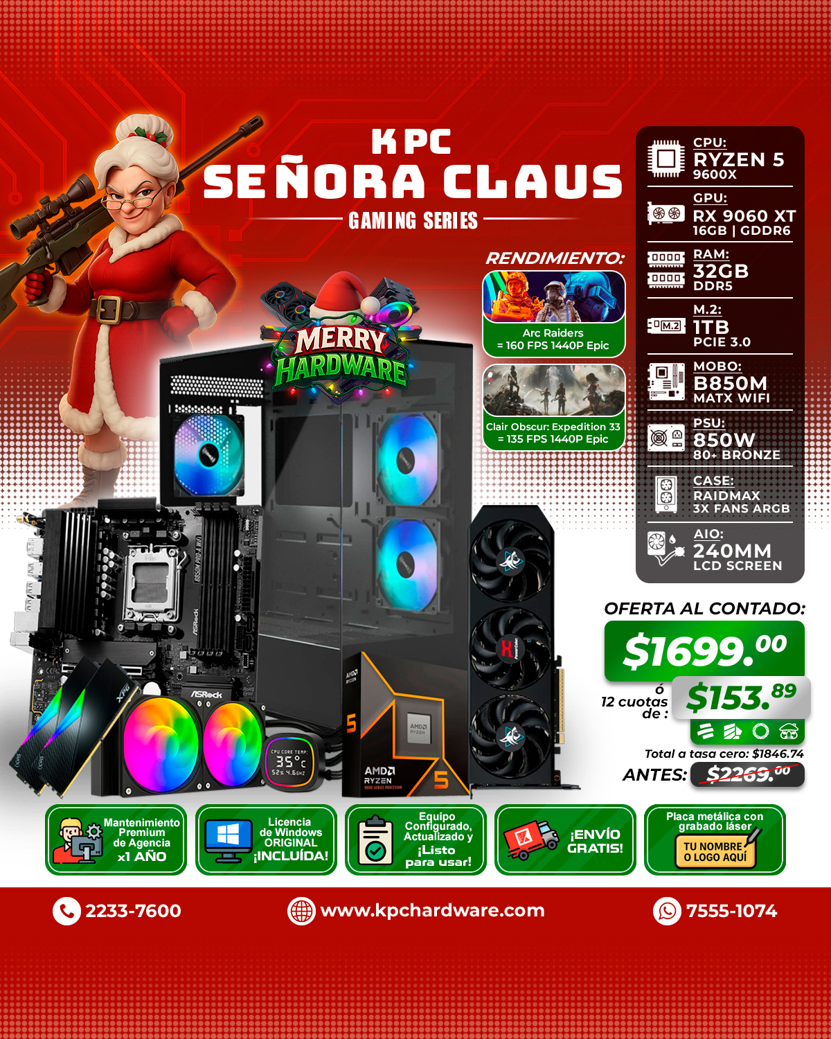 KPC hardware - 🎄💻 KPC SEÑORA CLAUS – GAMING SERIES: el... | Facebook