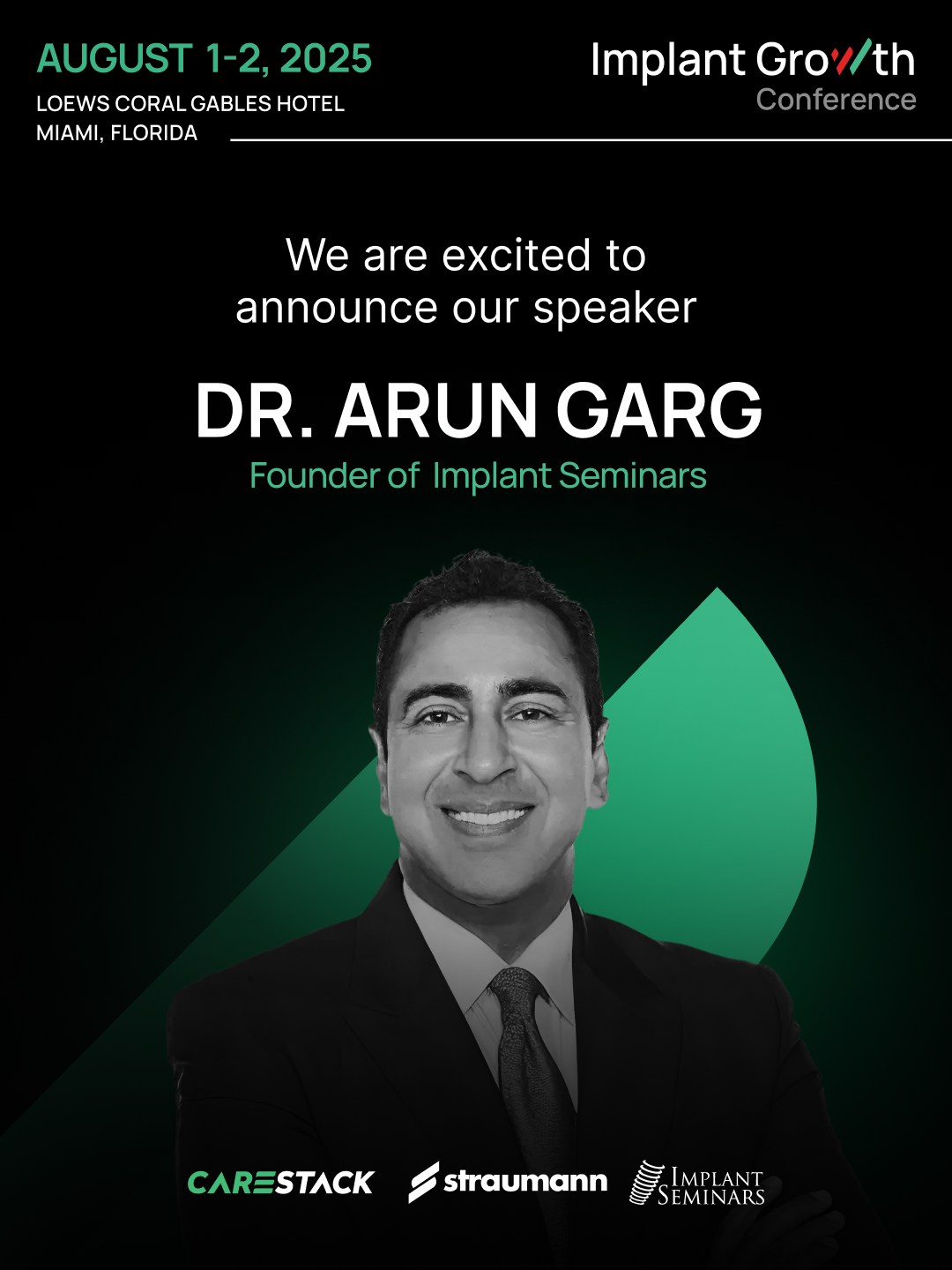 CareStack - Excited to announce that Dr. Arun Garg, founder of Dental ...