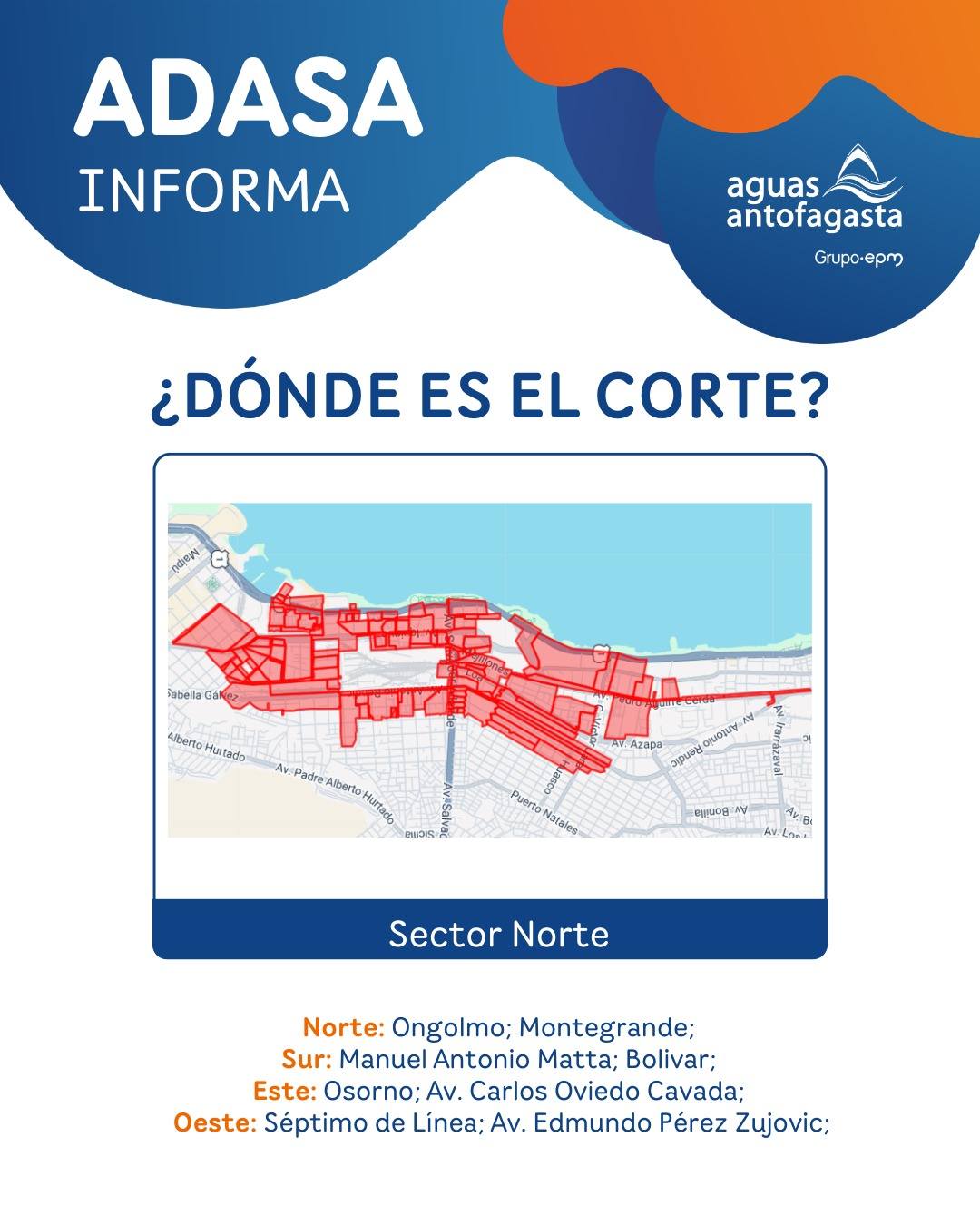 🚧 Extensión de corte de agua... - Radio Antofagasta Online | Facebook