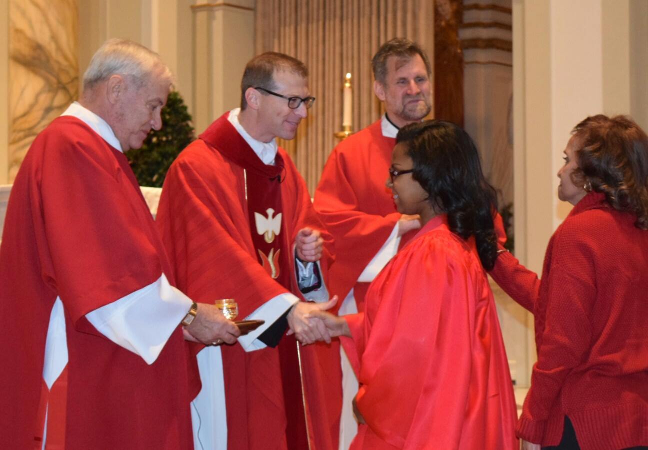 Congratulations to our eighth graders... - Holy Cross School