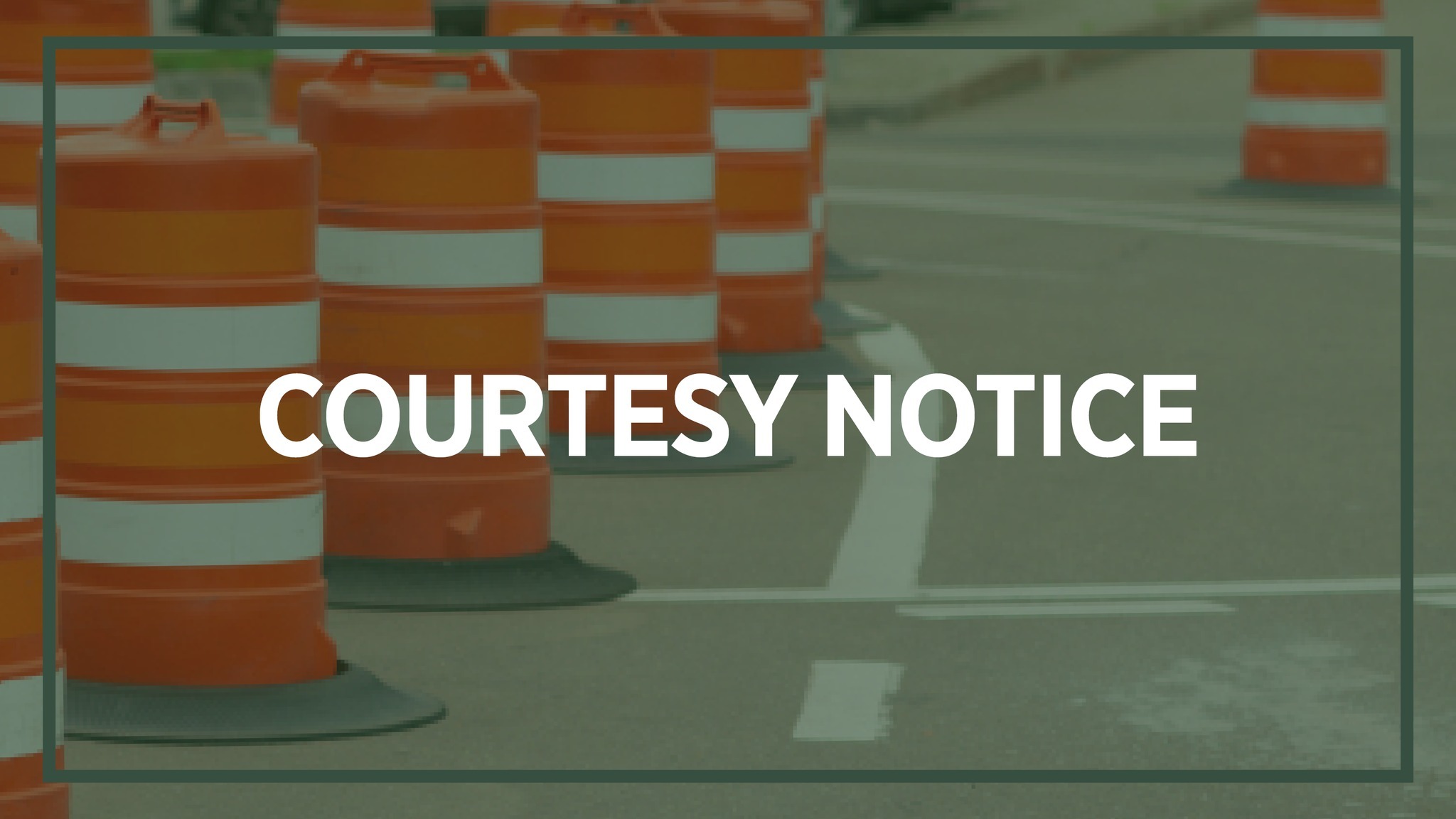 City - 11/13/2025: Update: Please note that the schedule for this work ...