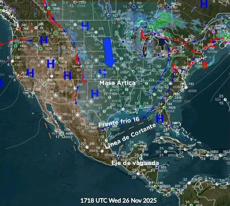Presente - 🚨 #ENTÉRATE ⛈⚠ || El avance de una #MasaÁrtica ha reactivado ...