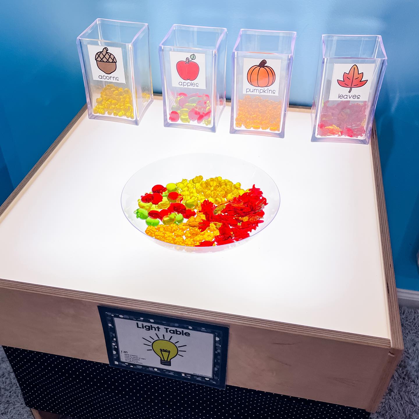 This light table sorting... - Play to Learn Preschool | Facebook