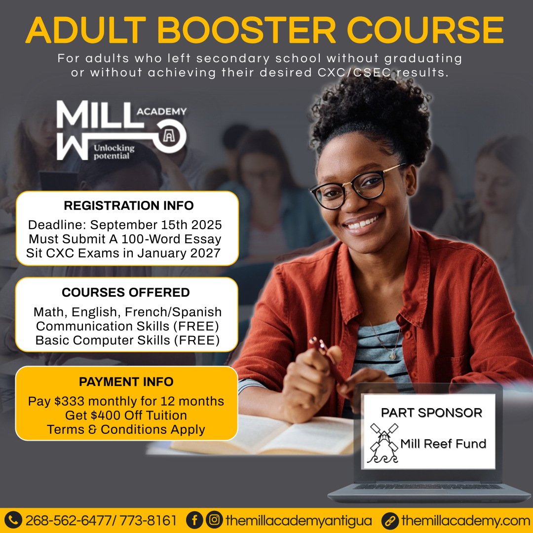 ADULT BOOSTER COURSE (ABC) OFFERED AT... - The Mill Academy | Facebook