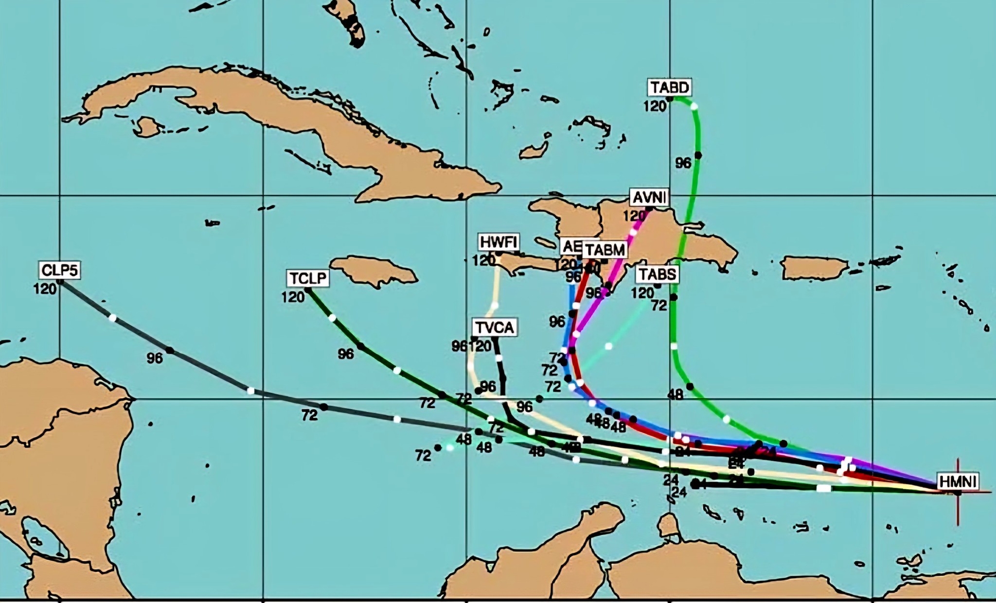 Boletín - Varios modelos comienzan a coincidir en mover al #Invest98L ...