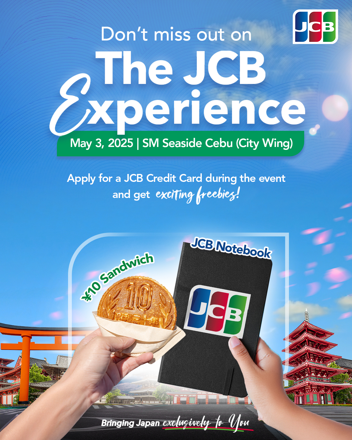 JCB - Be part of The JCB Experience this coming May 3 at SM Seaside ...