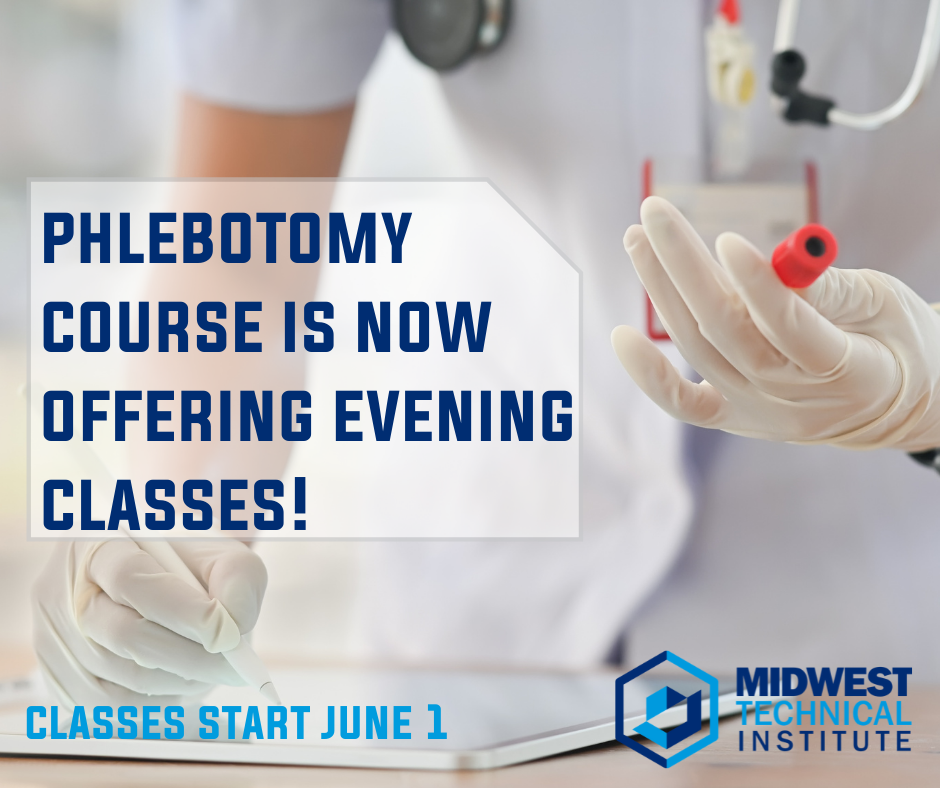 Midwest - The Phlebotomy Course at MTI is now offering evening classes ...