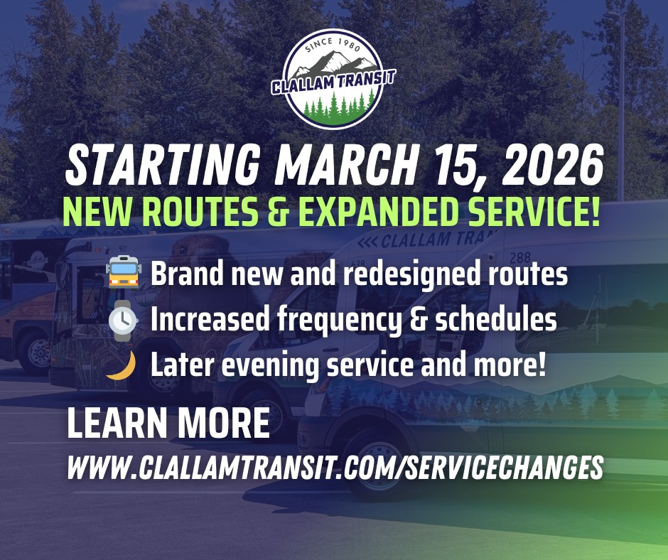 New routes and expanded service... - Clallam Transit System | Facebook