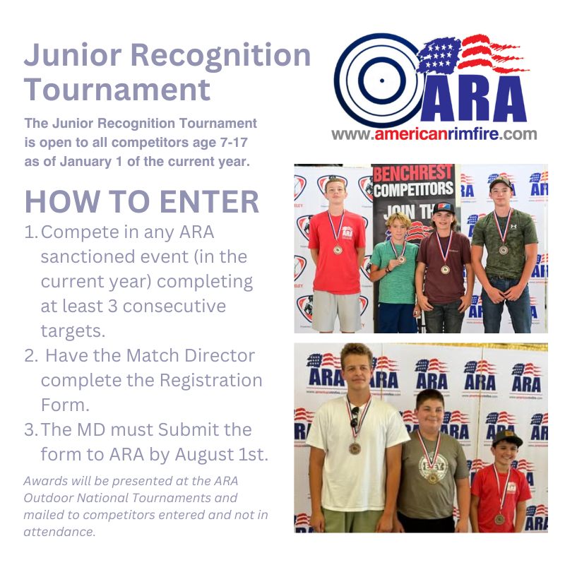 🎯 Calling All Junior... - American Rimfire Association | Facebook