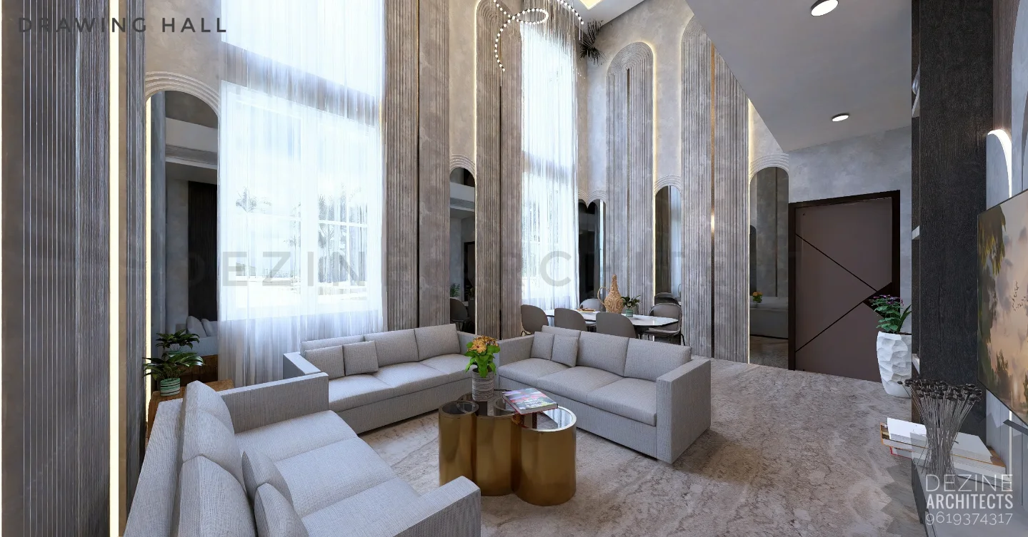 The double-height living hall... - De-Zine Architects | Facebook