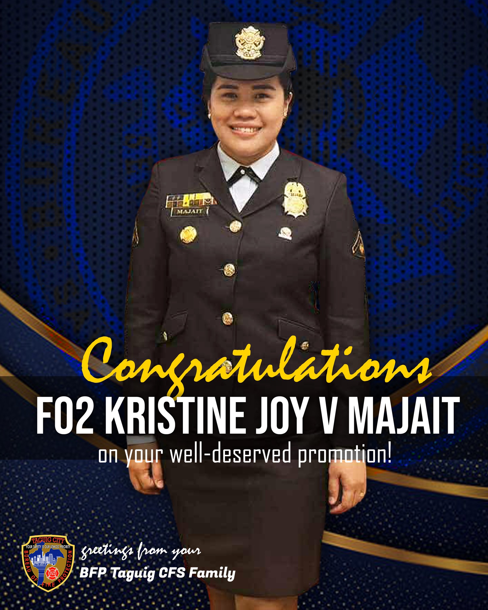 BFP - Congratulations Sirs and Ma'am! 🎉 The BFP Taguig City Fire ...