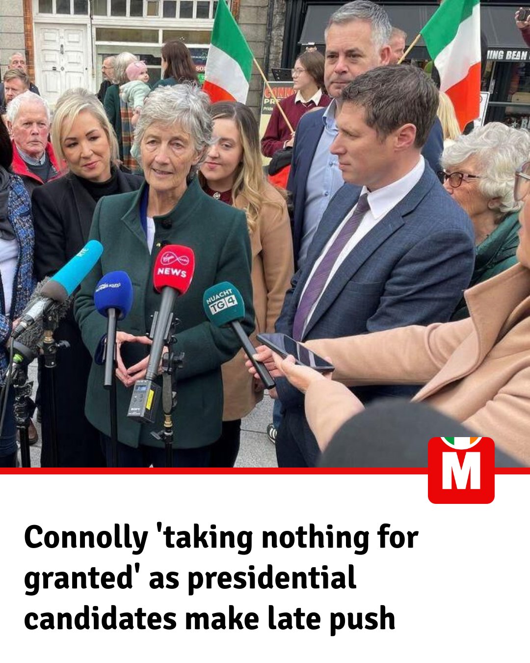 Irish - Connolly was heard saying “when” rather than “if” she wins ...