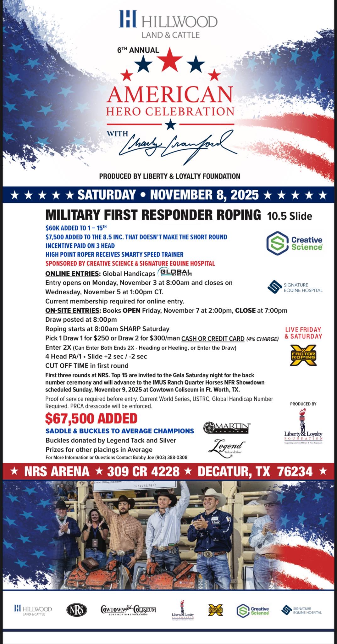 Liberty - UPDATE UPDATE! 🗓️🗓️For Military/First Responder Roping on Sat ...