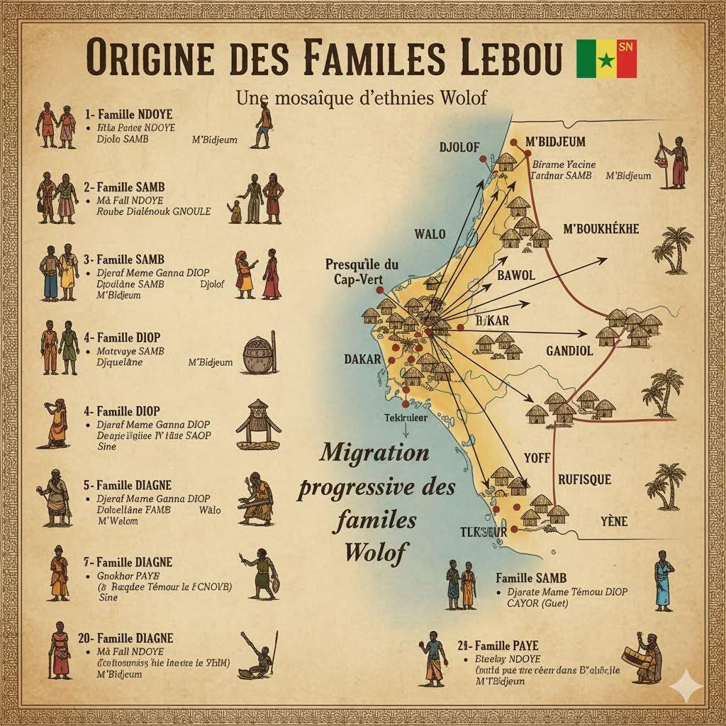 ORIGINE DES FAMILLES LEBOU Les... - Livres AU Sénégal | Facebook