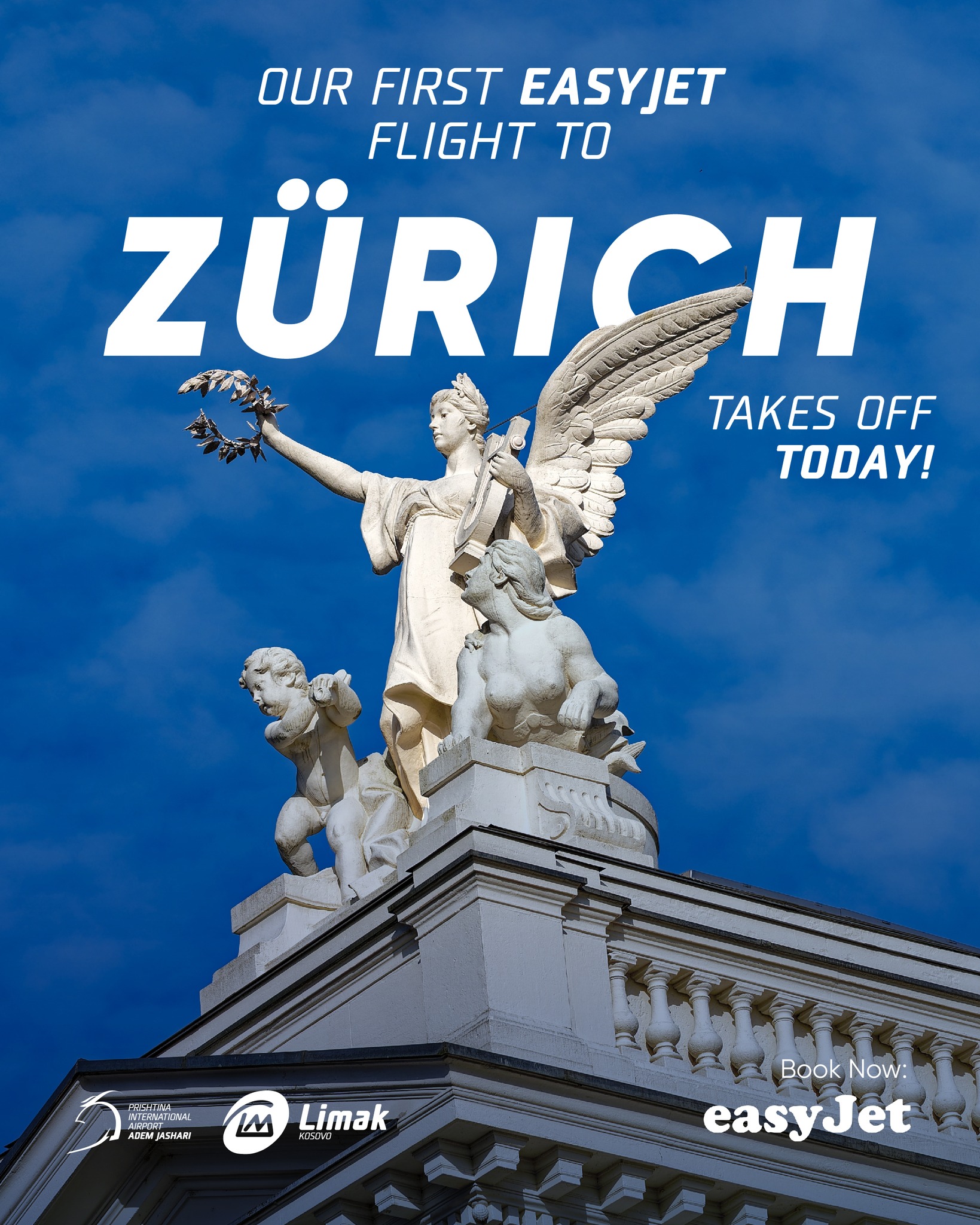 Prishtina - easyJet’s first flight to Zurich takes off today! Welcome ...