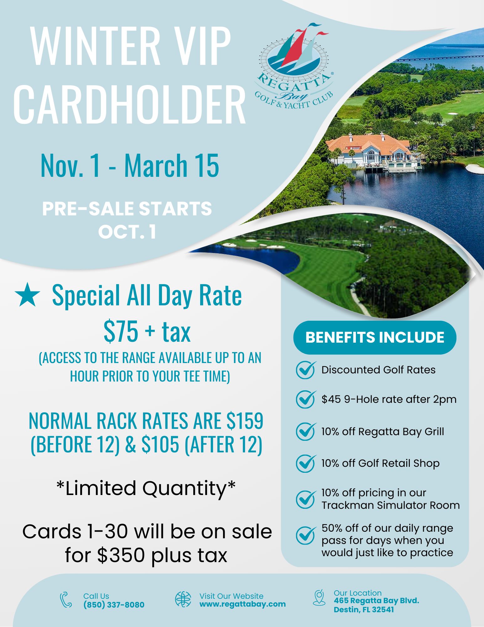 Regatta - Get ready to play more golf for less! Our Winter VIP ...