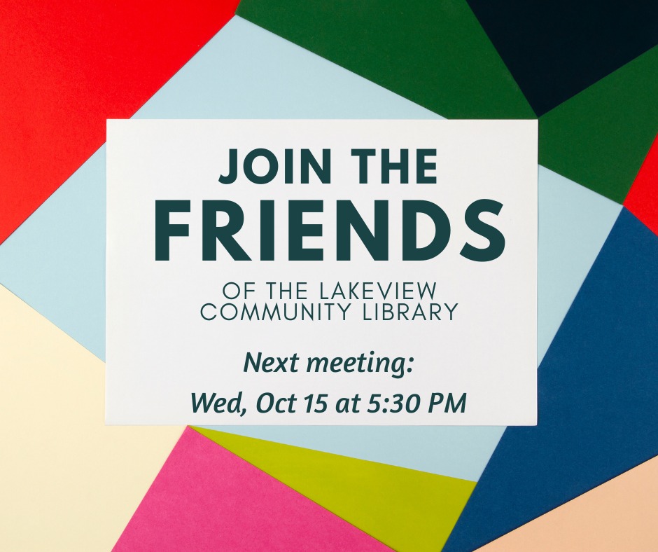 Lakeview - 📚 Love Your Library? Get Involved! 💬 Join the Friends of the ...