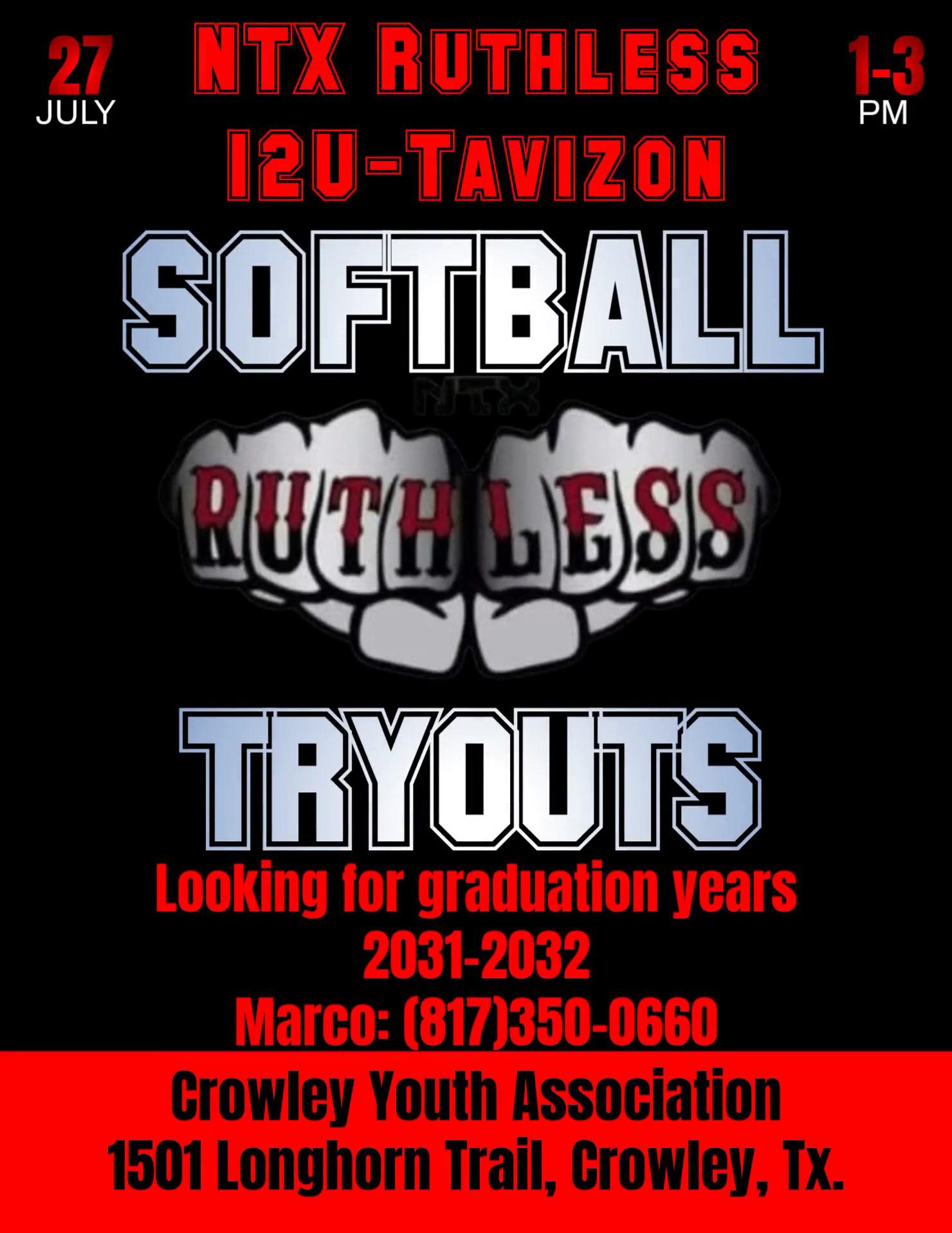 NTX Ruthless Fastpitch | Fort Worth TX