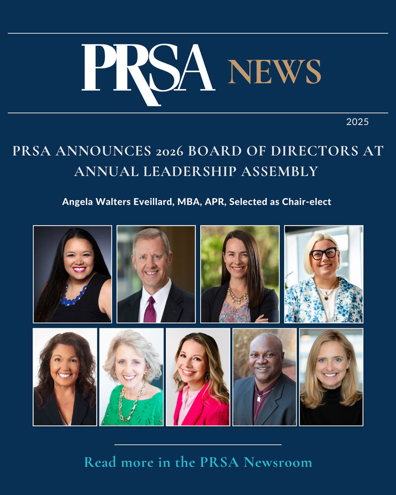 Public - Announcing PRSA’s 2026 Board of Directors 🎉 Elected by ...