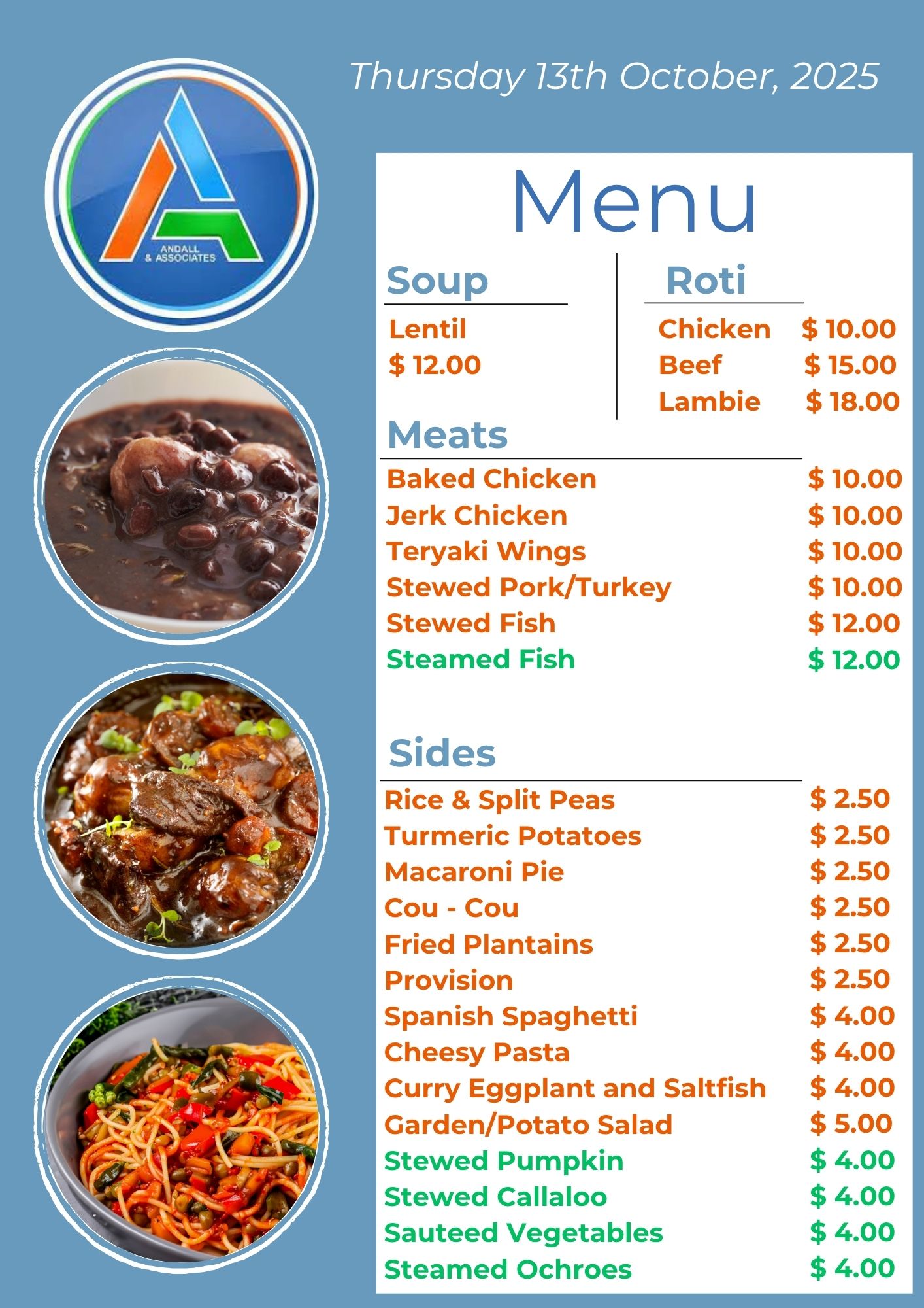 Andall - Check out the delicious menu options available at A&A Deli ...