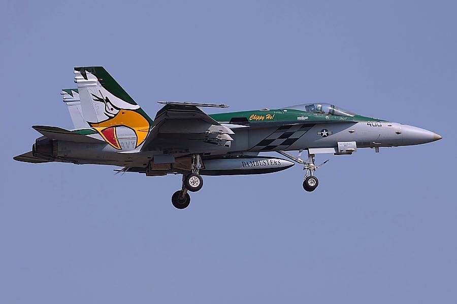 F/A-18C Dambusters with new tank design