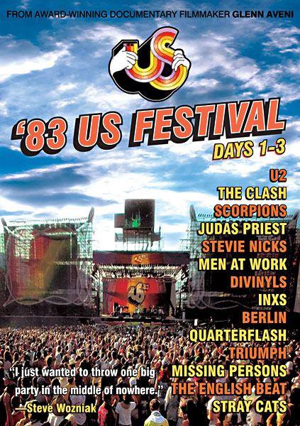 Throwback to the U.S. Festival 1983 flyer - What an incredible