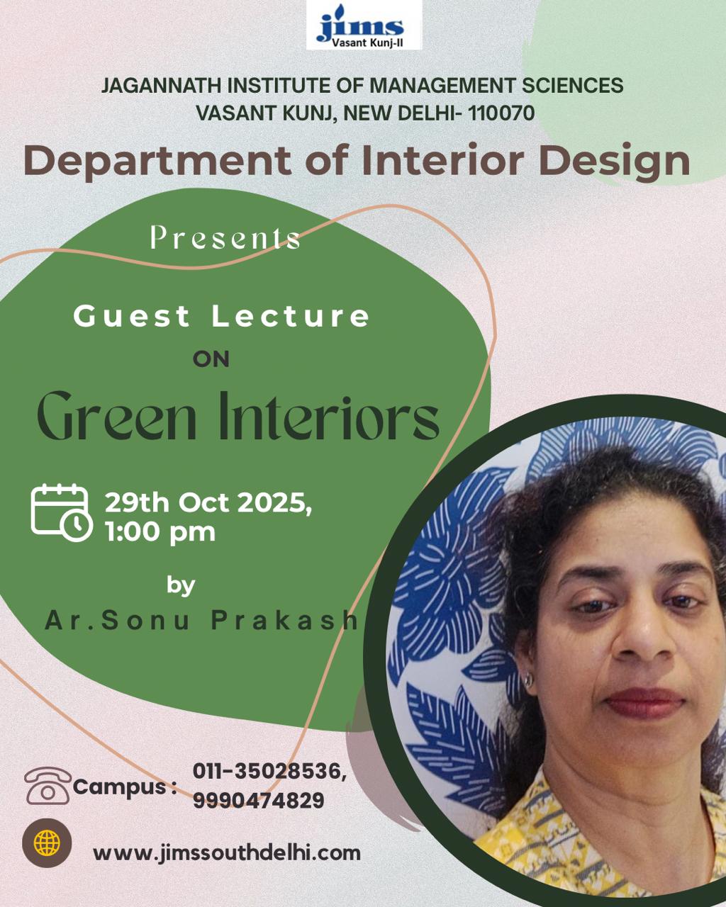 The Department of Interior Design,... - JIMS Vasantkunj II | Facebook