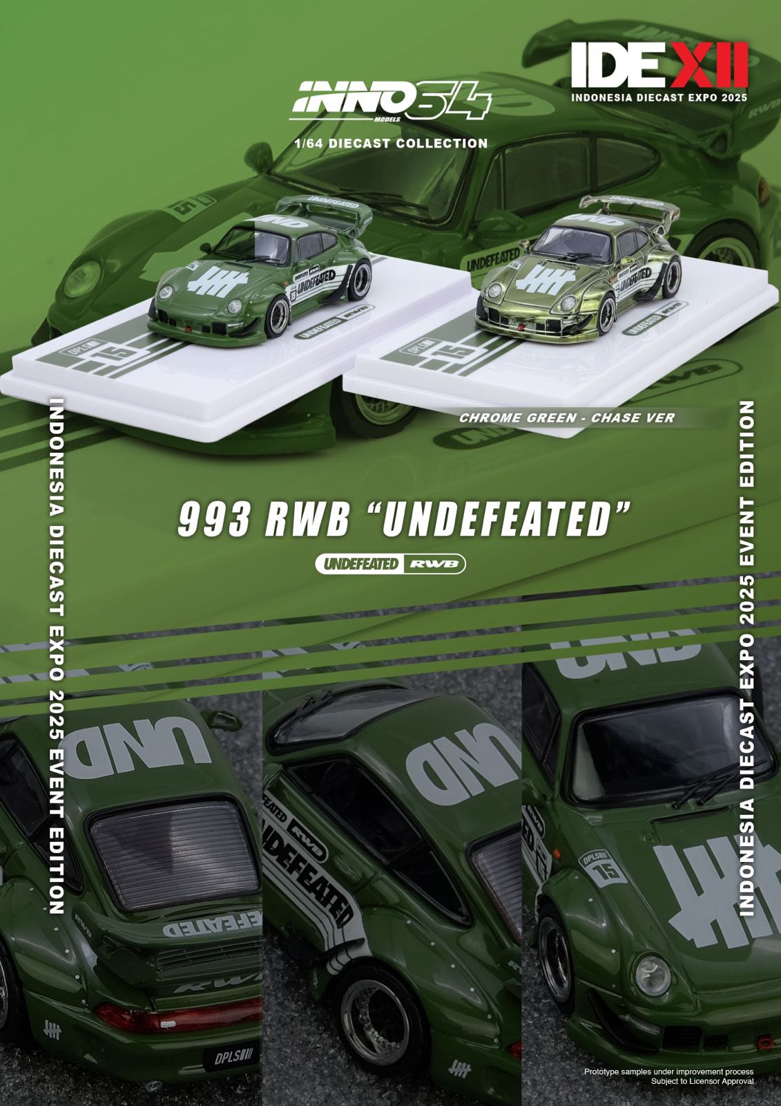 INNO64 993 RWB “UNDEFEATED” Green | Chance Of Chase | 2025