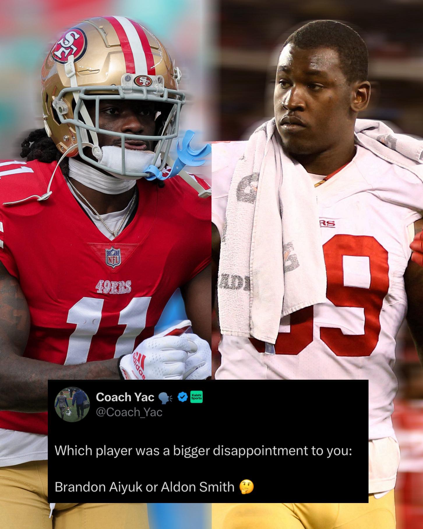 Oursf49ers - Which #49ers player’s situation was worse: Brandon Aiyuk ...