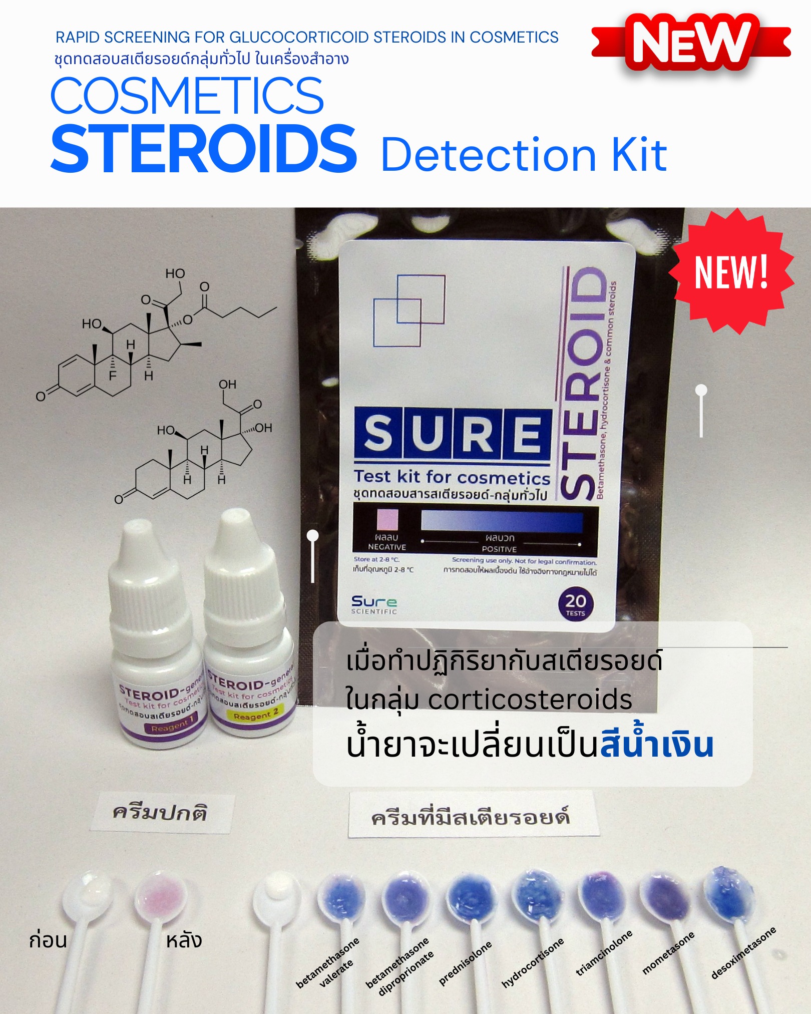 ตรวจเช็ก... - Mercury Test Kit ชุดตรวจสอบสารปรอทในเครื่องสำอาง | Facebook