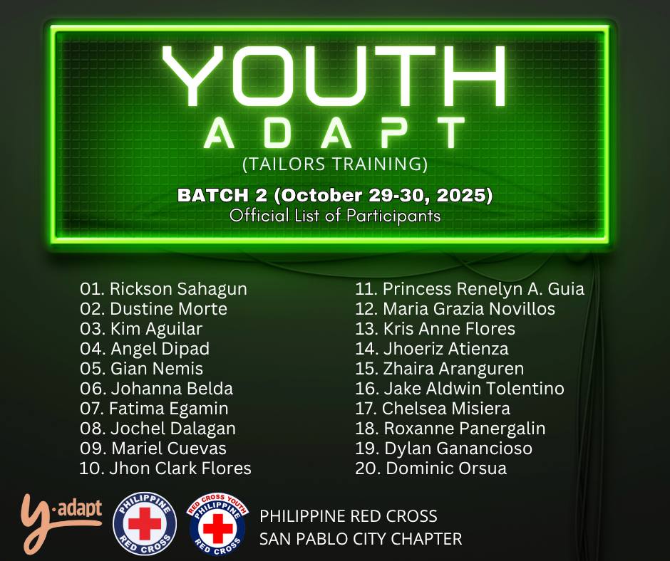 RCY San Pablo City Chapter | San Pablo City