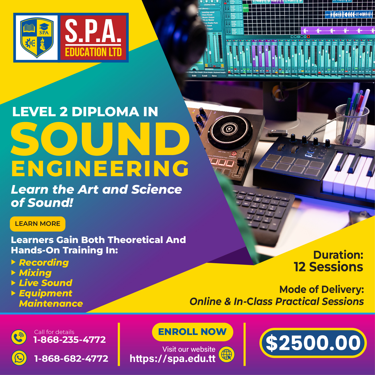 School - 🎧 Turn Your Passion for Sound into a Career! Master the art ...