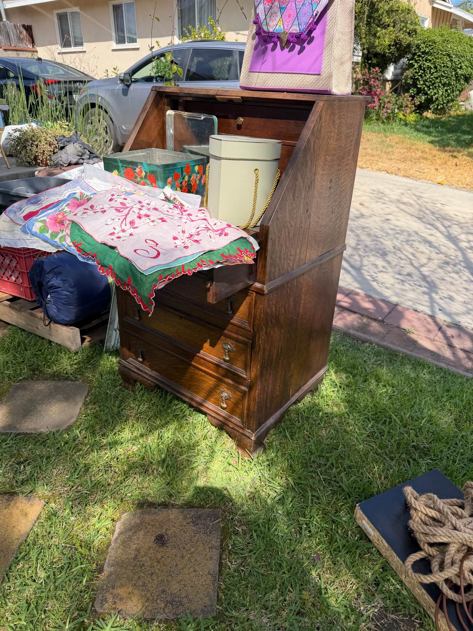 Stuff including antique furniture - Desks - San Gabriel, California
