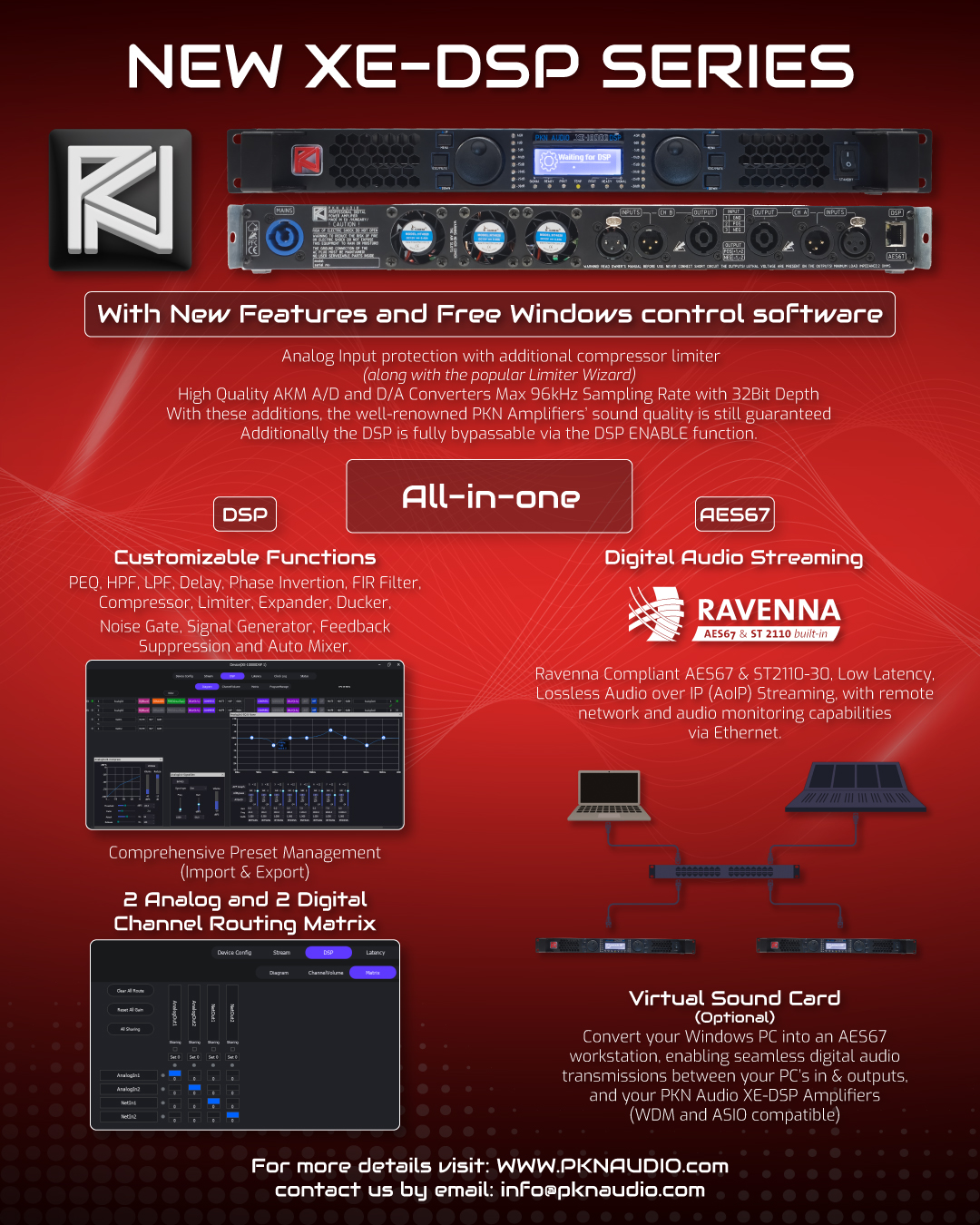 PKN Audio - XE DSP Series has just launched... | Facebook