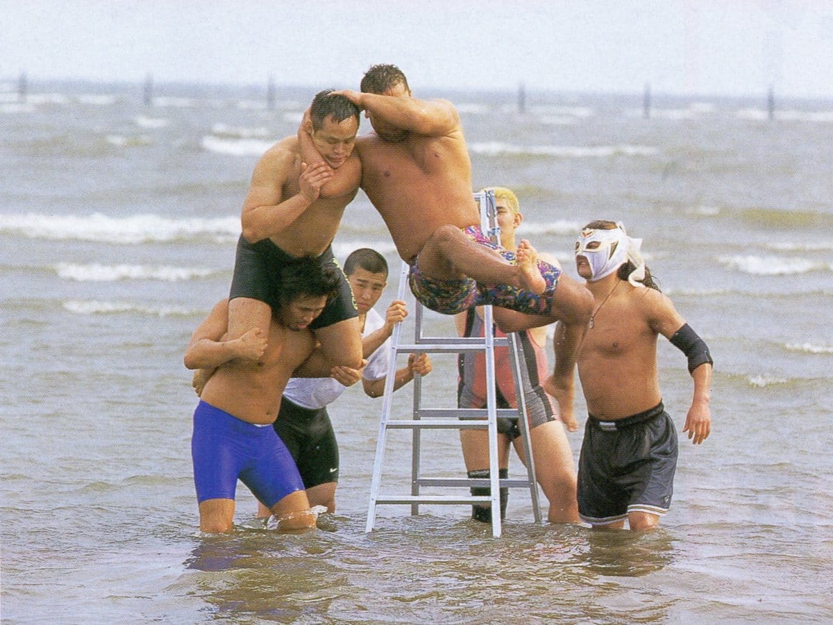 新生FMWの夏合宿。 脚立まで用意してるのがFMWらしい? 昨日UPした写真 