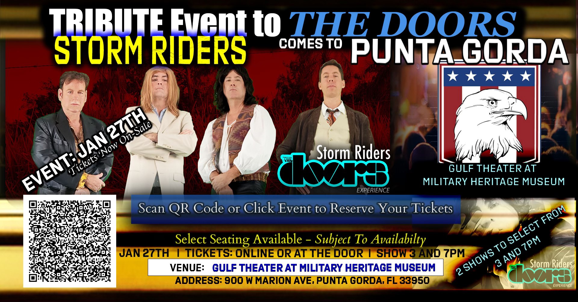 Today! Shows at 3 and... - Storm Riders - Doors Tribute Band | Facebook