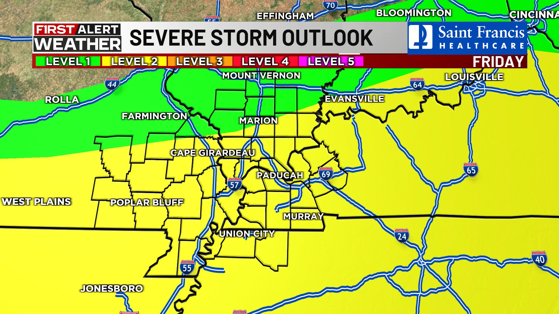 New photo: Brian Alworth's latest KFVS update.