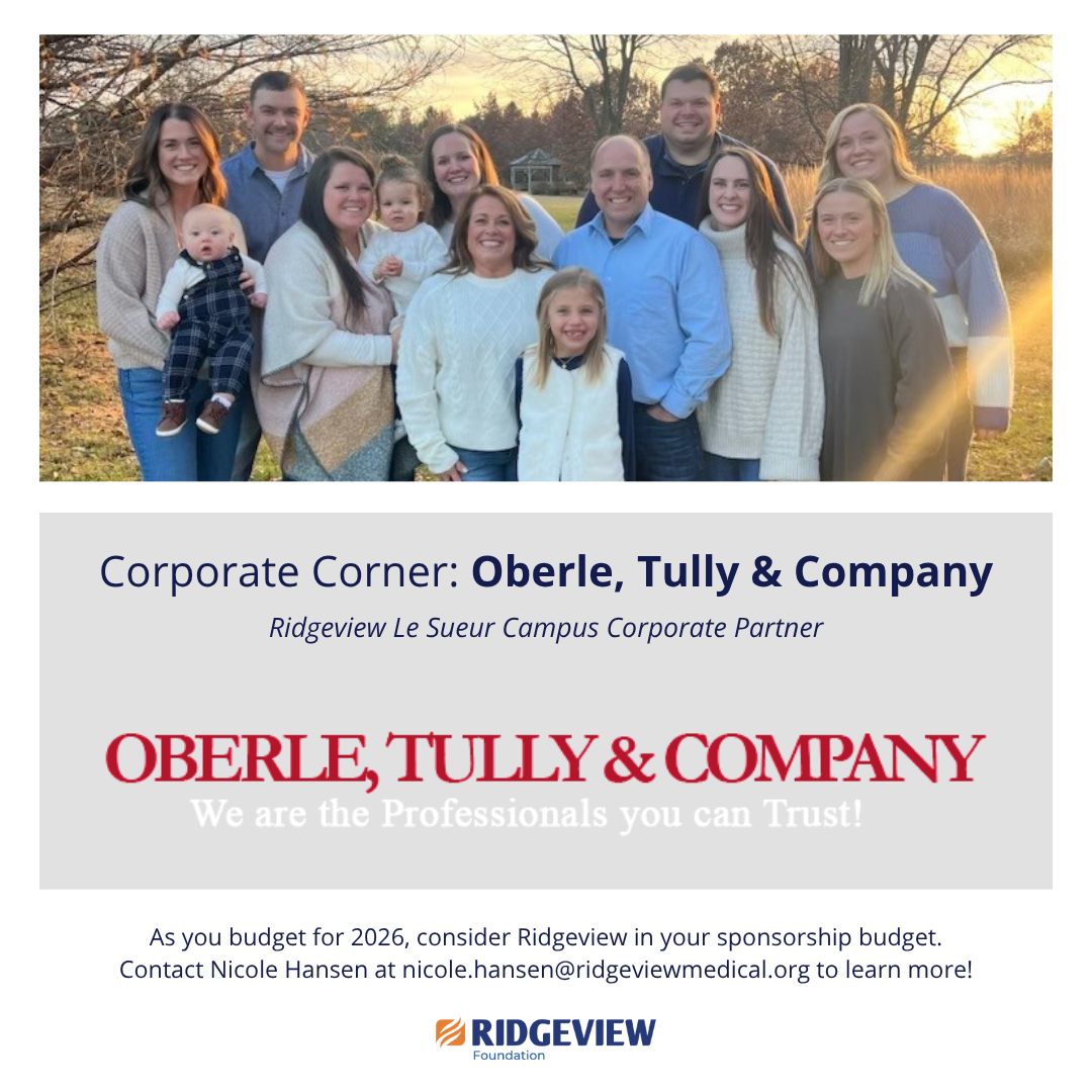Meet Dave Tully, Partner — and... - Ridgeview Foundation | Facebook