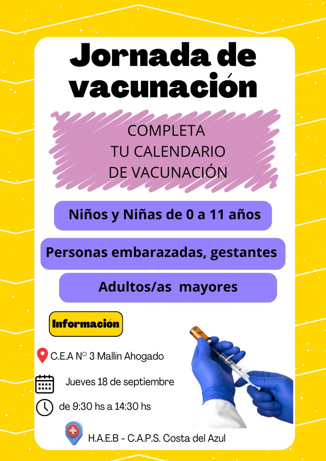 Noticias - El CAPS costa del Azul en conjunto con el Vacunatorio ...