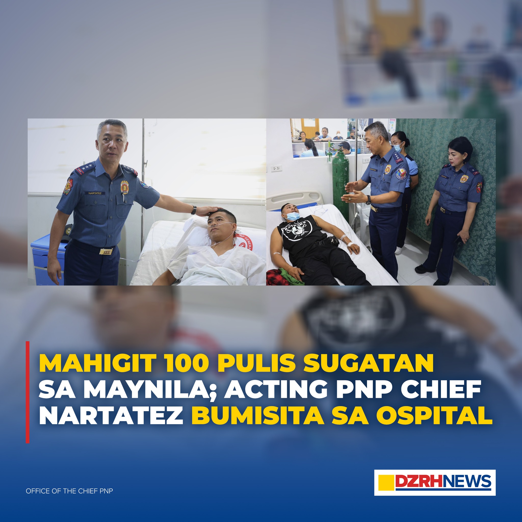 DZRH - Personal na dinalaw ni Acting PNP Chief Jose Melencio Nartatez ...