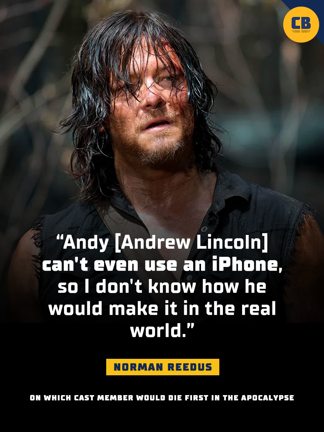 Norman Reedus doesn't... - The Walking Dead on ComicBook.com | Facebook