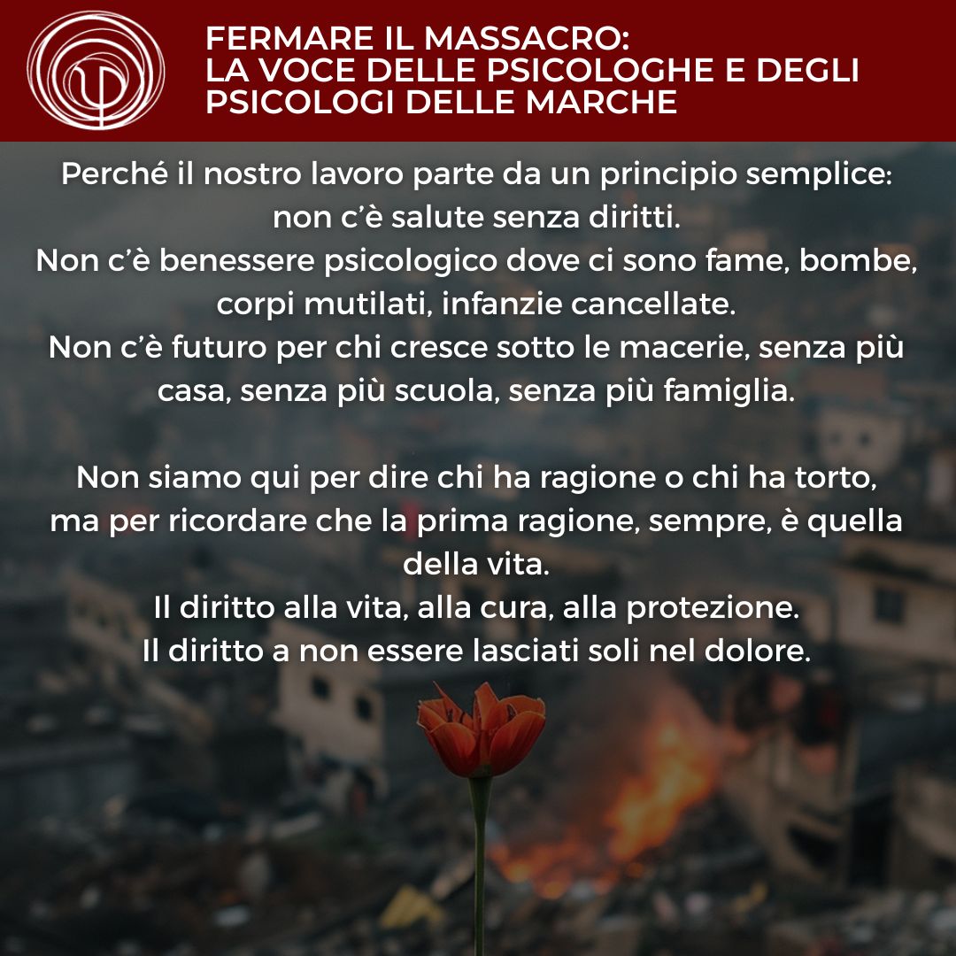 Ordine delle Psicologhe e degli Psicologi delle Marche | Ancona