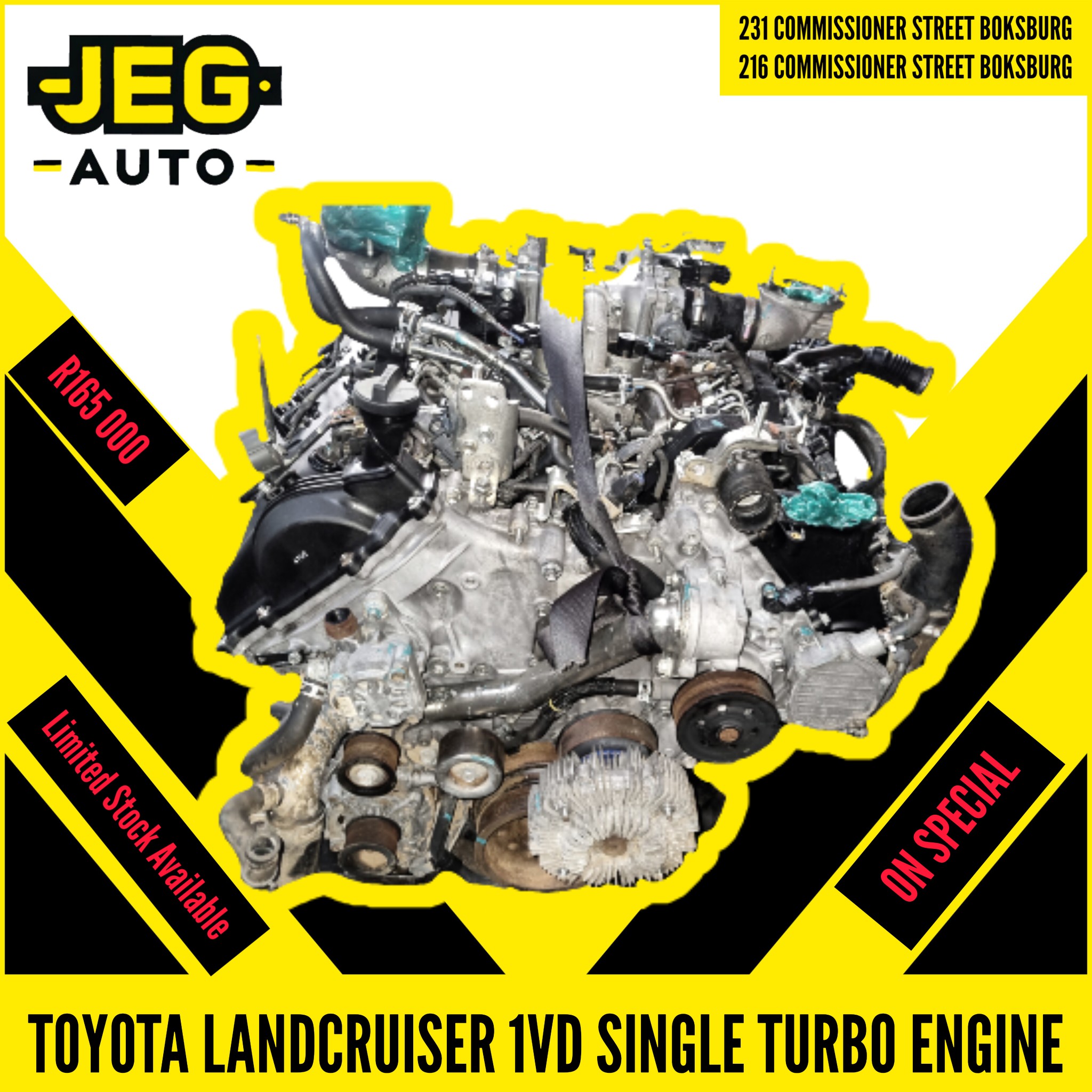 John's - 🔥 JEG ENGINE & GEARBOX: LIMITED STOCK - Toyota Landcruiser 1VD ...