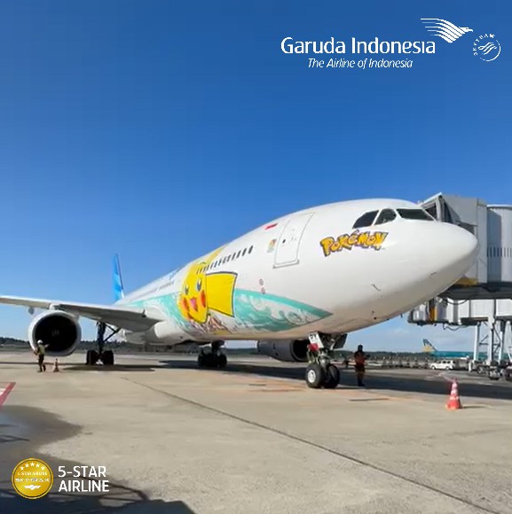 ガルーダ・インドネシア航空には、様々な特別塗装の飛行機がありますが