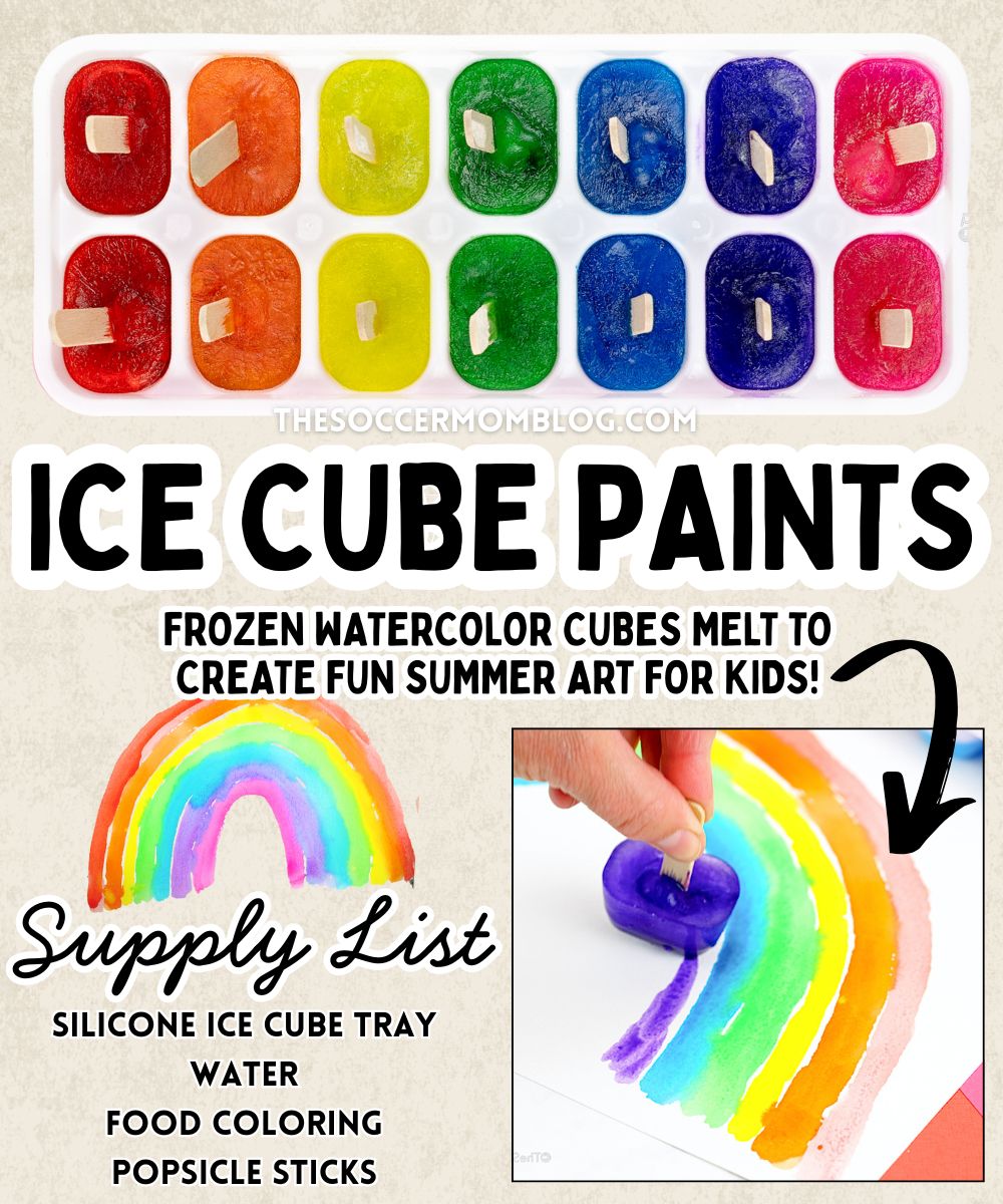 Simplistically - ICE CUBE PAINTS 🫟🧊 The COOLEST summer art activity ...