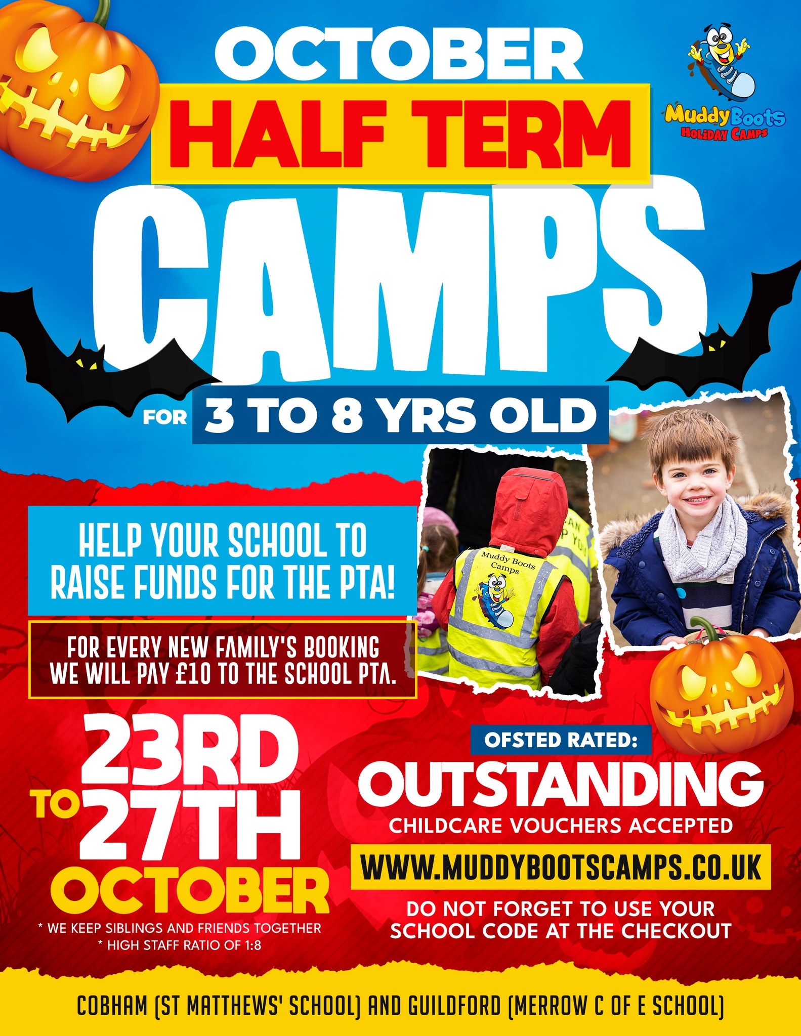 List of participating schools in our... - Muddy Boots Camps