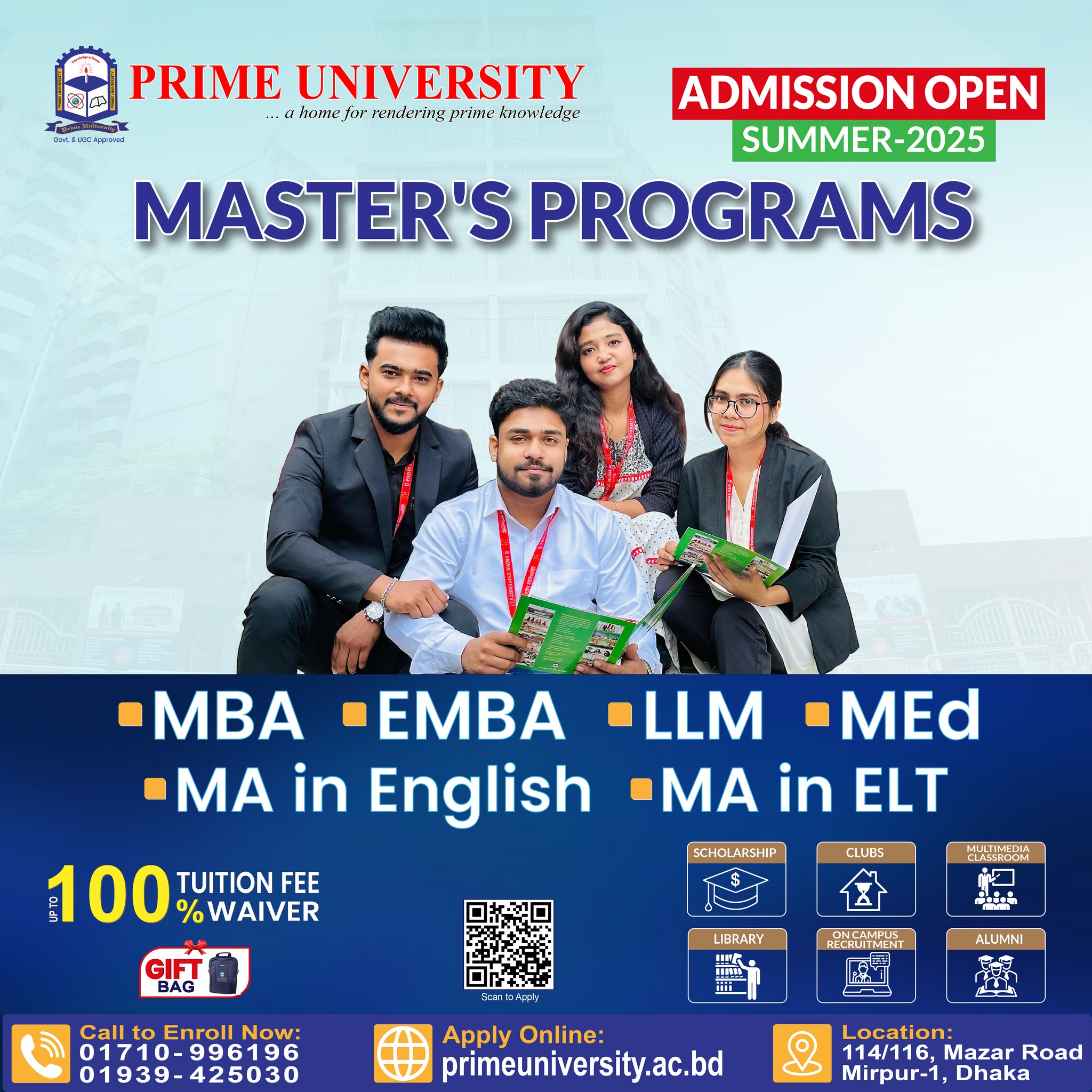 Department of English, Prime University