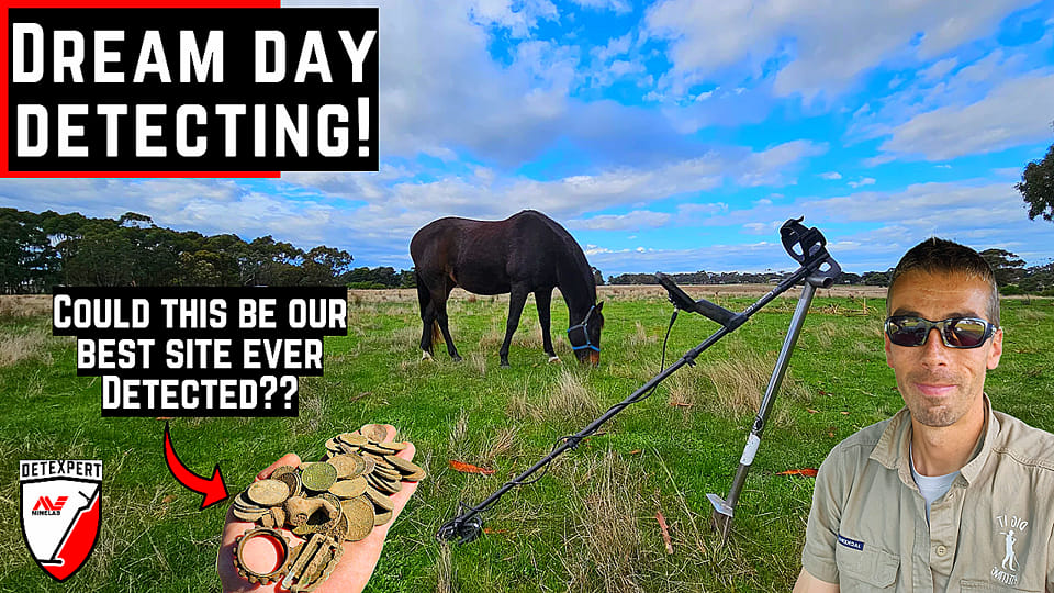DIG - What does a dream day metal detecting look like?...Well this ...
