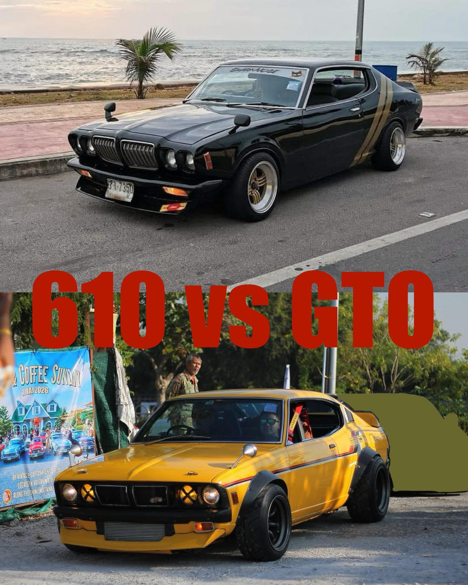 Retro - Datsun Bluebird vs Mitsubishi Colt Galant?? Pick one 