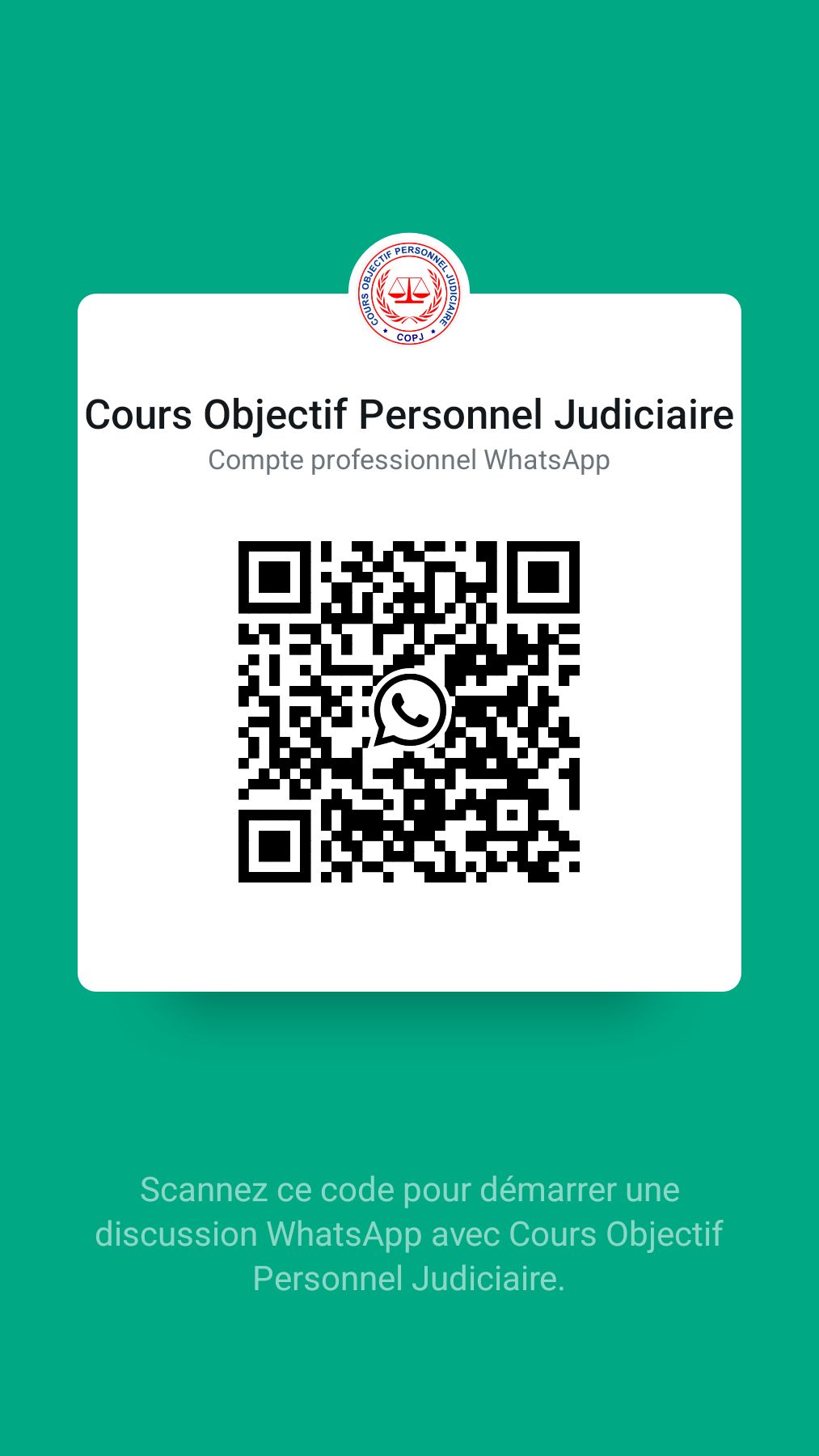Cours Objectif Personnel Judiciaire - COPJ